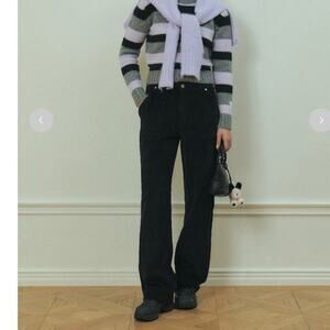 Grove Black Luke Corduroy Pants size Small